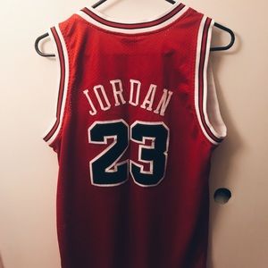 Red Chicago Bulls Michael Jordan Jersey
